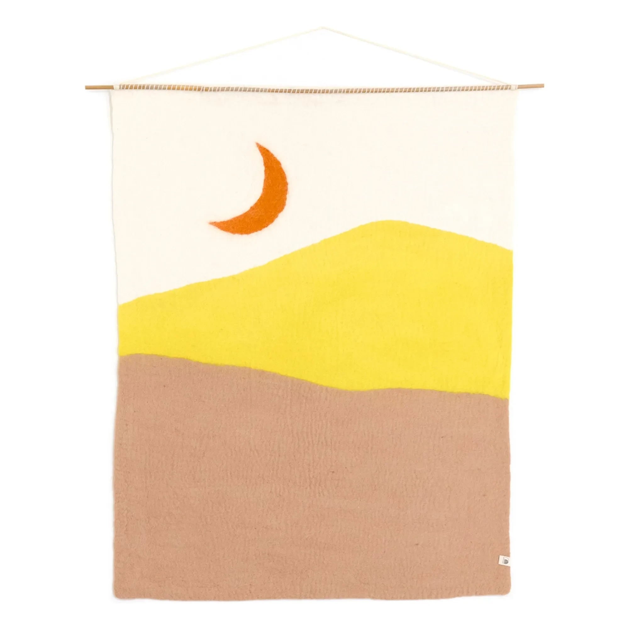 Muskhane - Gece Filz-Wanddeko | Beige