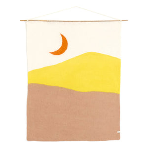 Muskhane - Gece Filz-Wanddeko | Beige