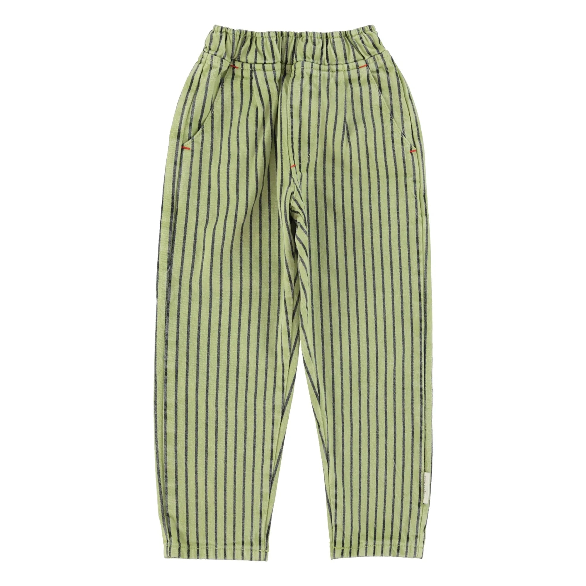 Piupiuchick - Gestreifte Jeans | Grün