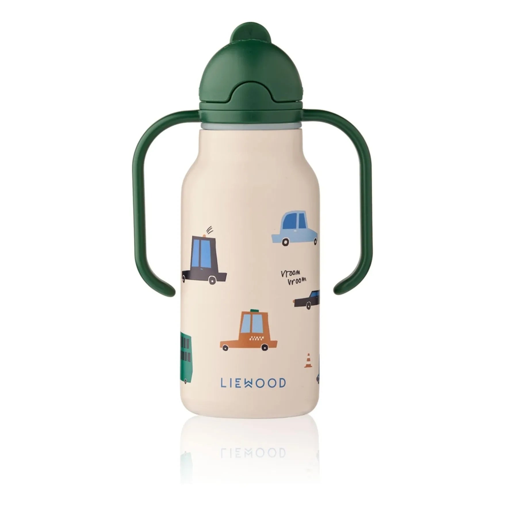 Liewood - Kimmie Paslanmaz Çelik Su Şişesi - 250 ml | Cars/Sandy
