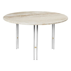 Gubi - IOI Couchtisch Chromfuß D70 cm, GamFratesi | Chrom