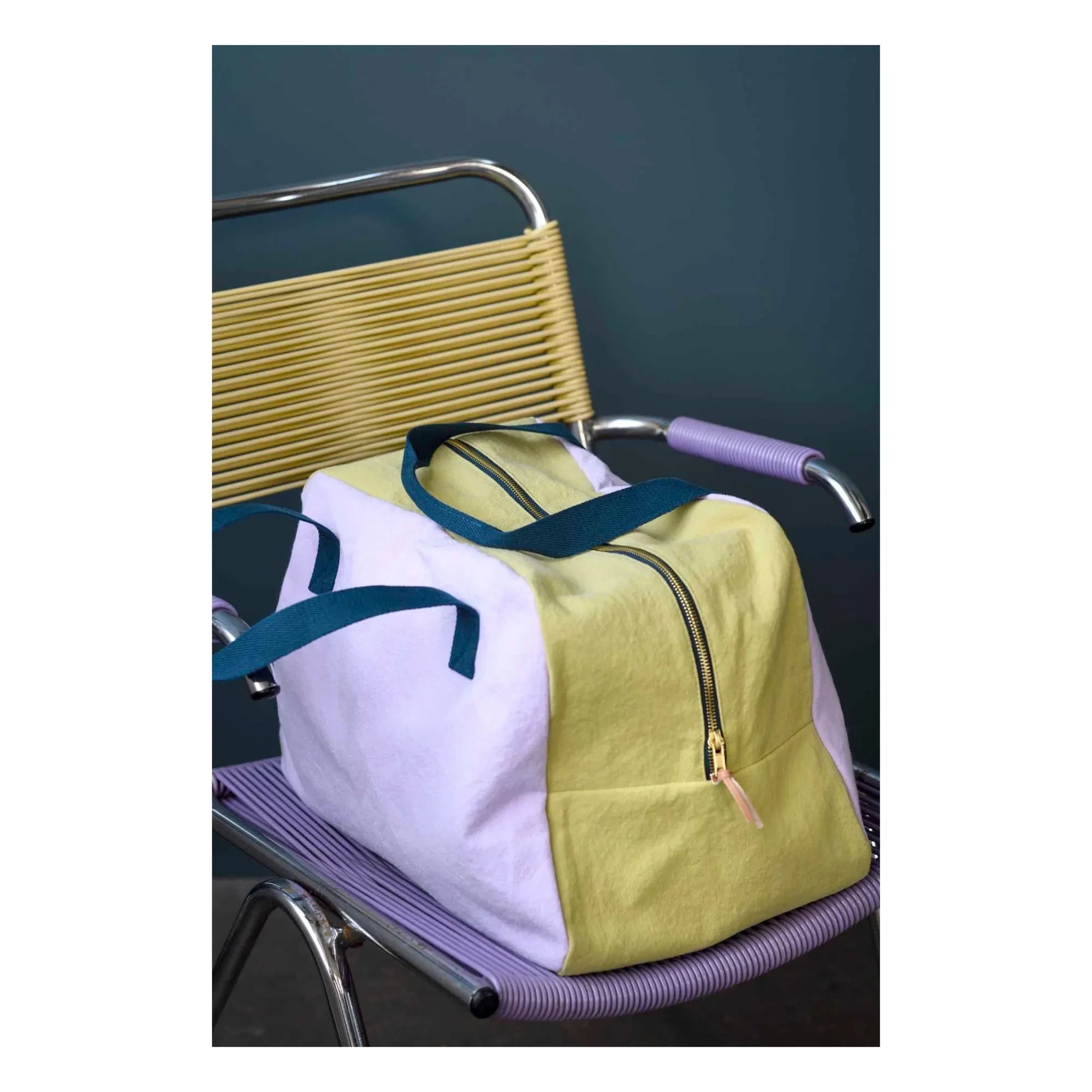 Das Tüpfelchen auf dem i – Tricolo Wochenendtasche | Lila