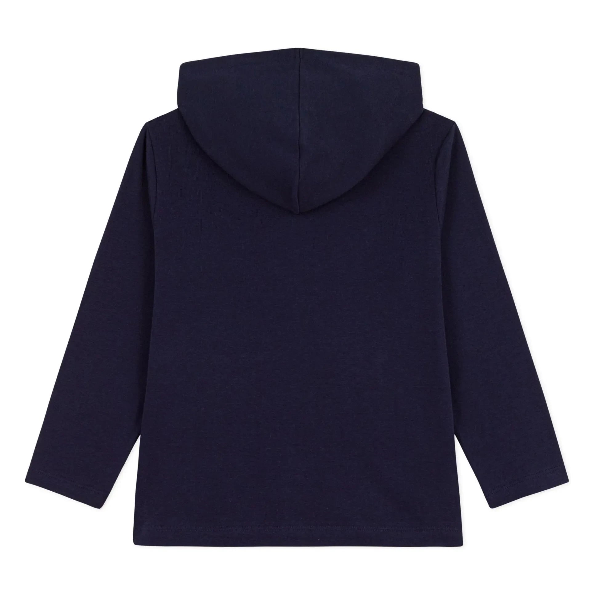 Petit Bateau - Kapuzenpullover mit Reißverschluss | Marineblau
