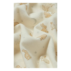 Sleepy Doe - Pyjama mit Hasenmotiv aus Bio-Baumwolle | Ecru