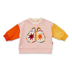 Halcyon Nights - Kelebek Sweatshirt | Soluk Pembe