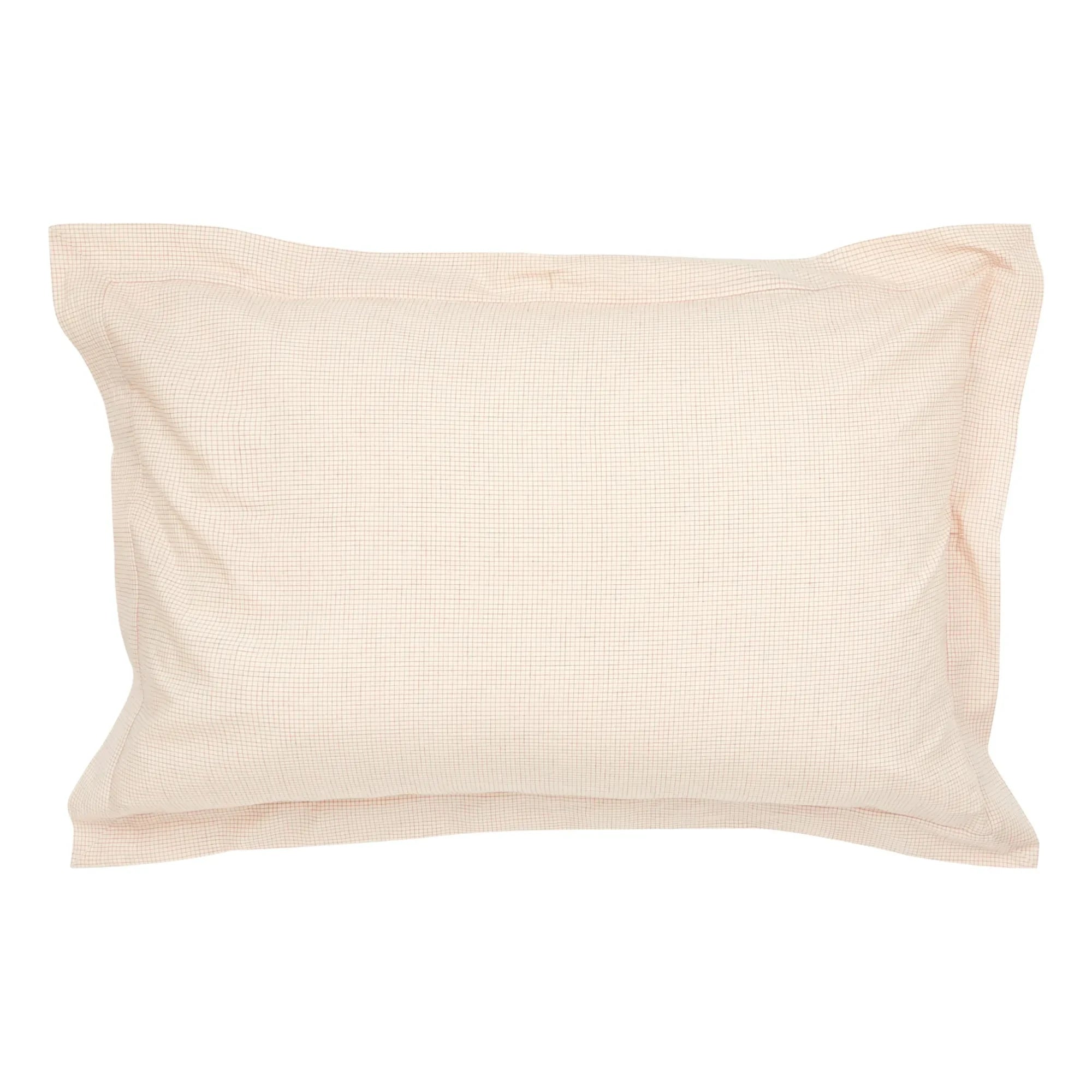 Scarlette Ateliers – Grace handgewebtes Baumwollkissenbezug-Set – 2-teilig | Rot