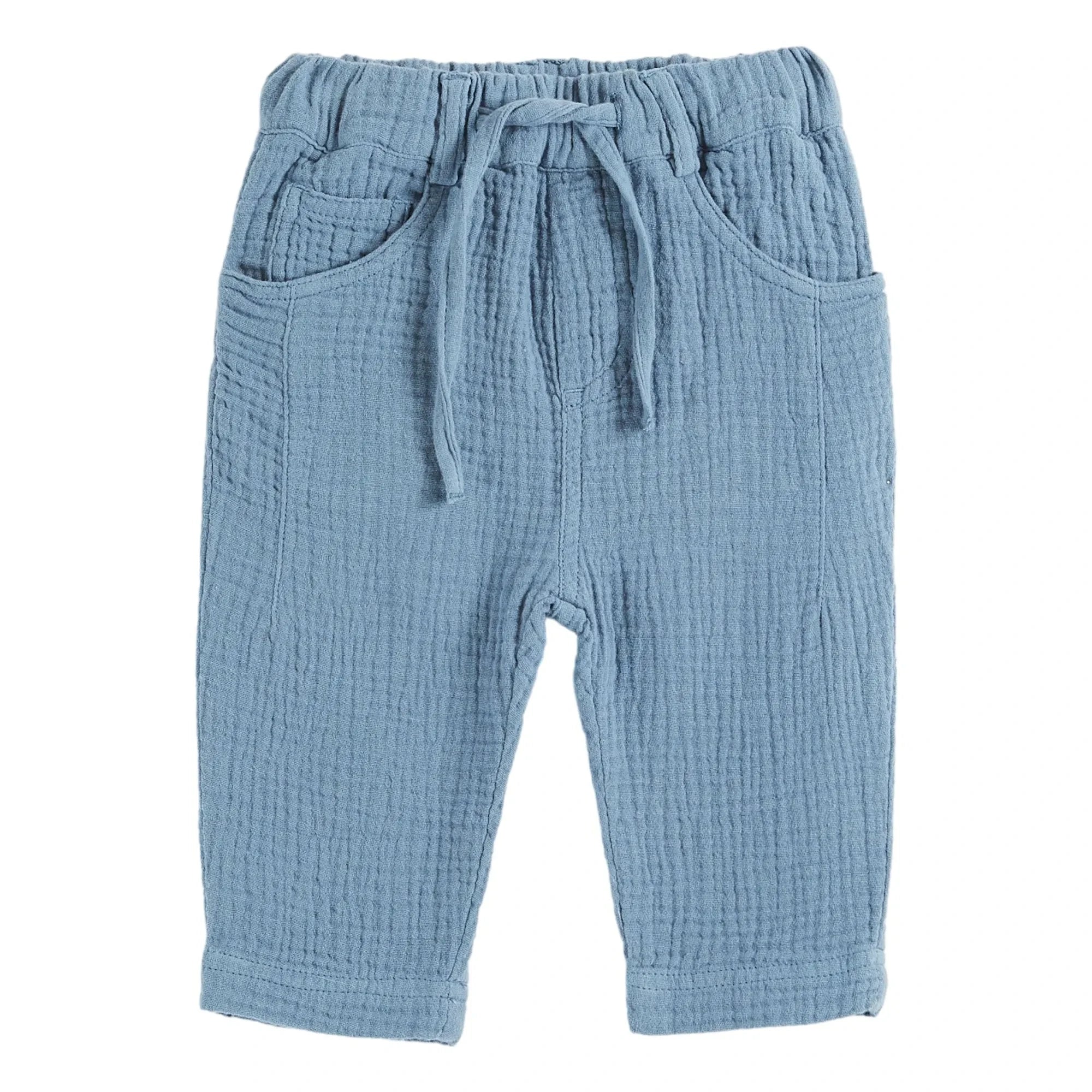 Emile et Ida - Gaze-Baumwollhose | Graublau