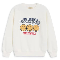 Die neue Gesellschaft – Smiley-Sweatshirt | Beyaz
