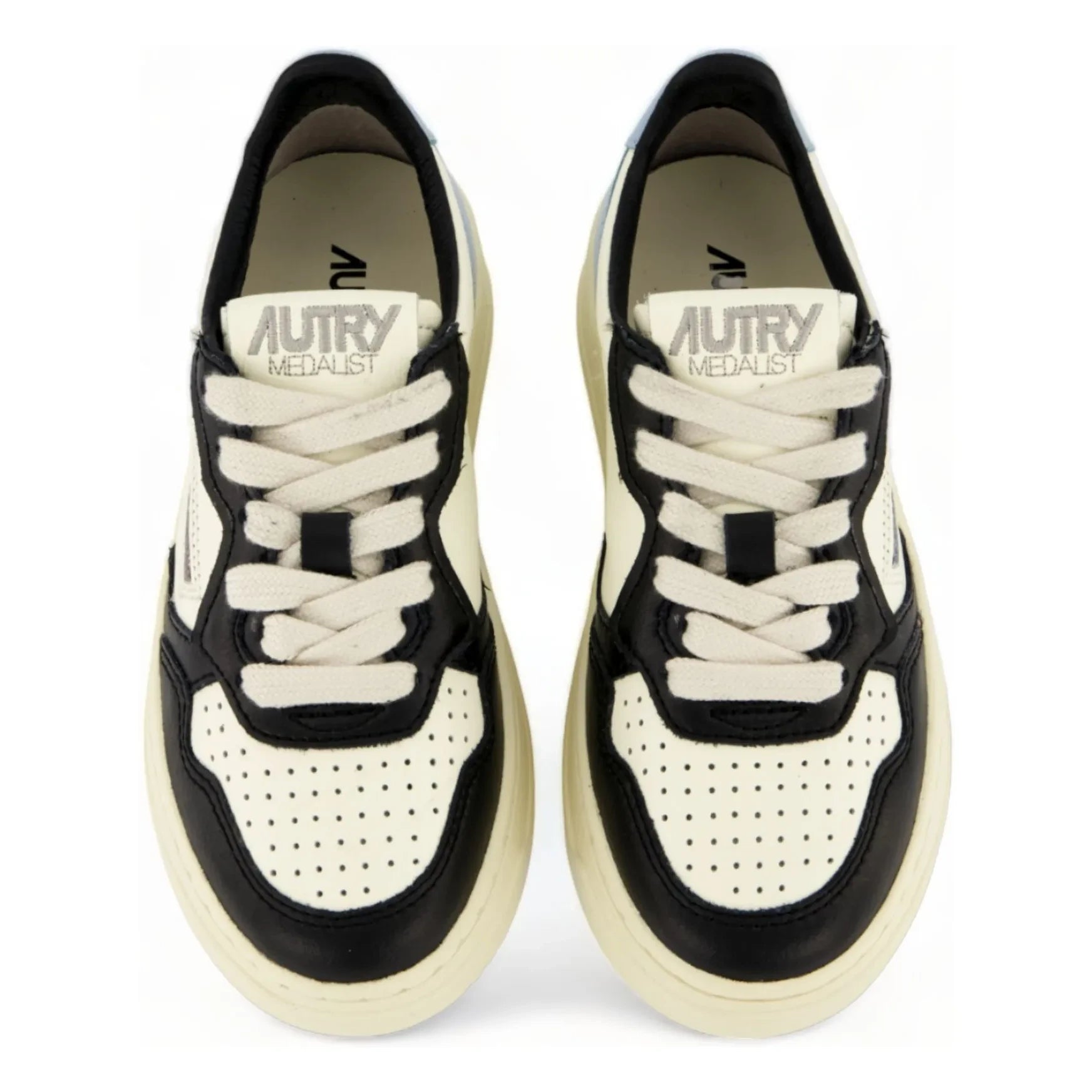 Autry - Medalist Low-Cut Zweifarbig Leder Kinder Sneaker | Blau