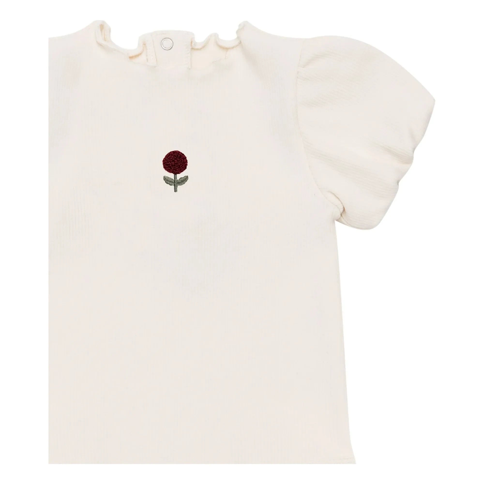 Donsje - Nowie Fleur Body aus Bio-Baumwolle | Ecru