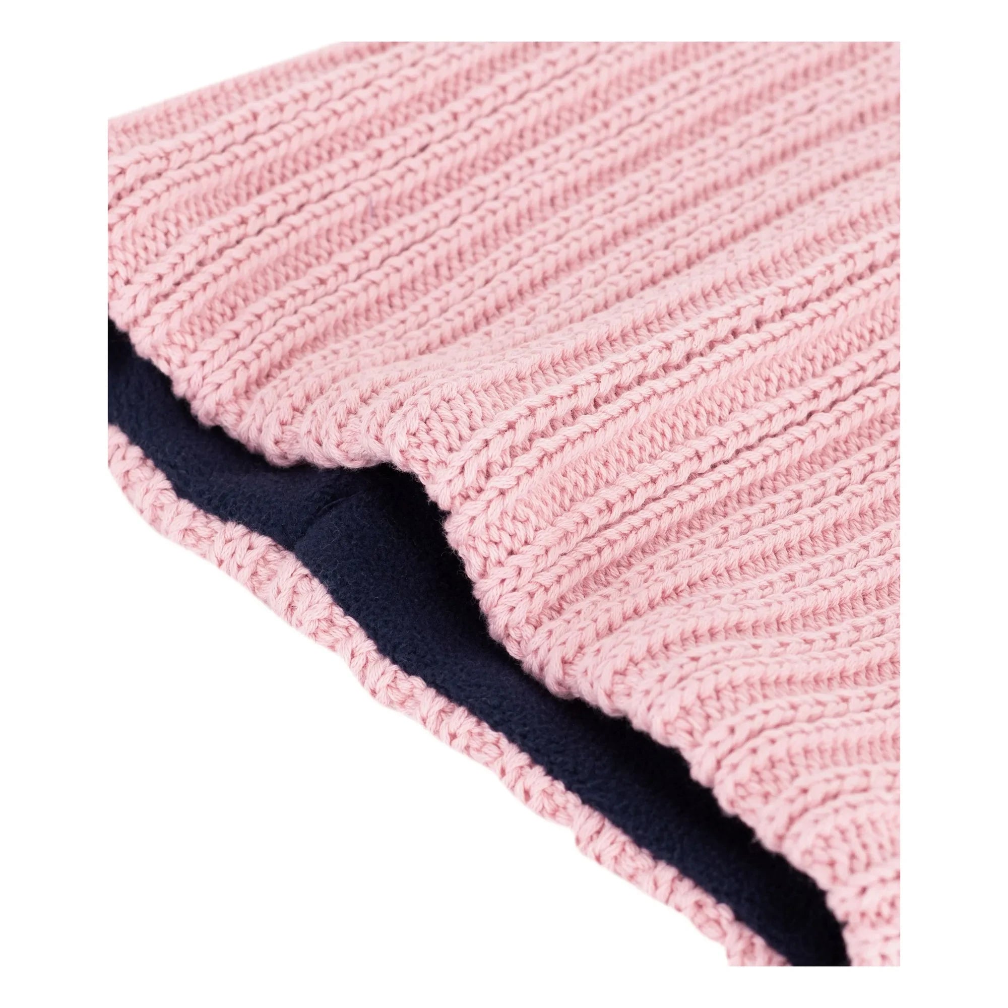Petit Bateau – Geprägter Fleece-Nackenwärmer | Rosa