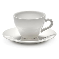 Serax - Perle Fine Tasse und Unterteller, Wouters & Hendrix - 2er-Set | Weiß