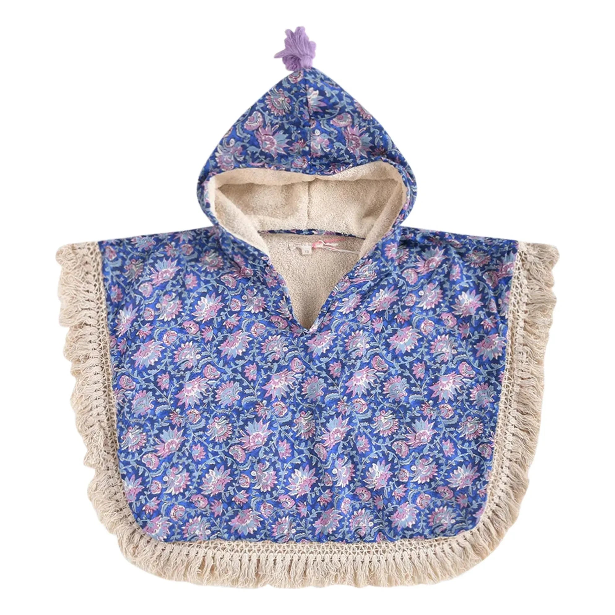 Louise Misha - Badeponcho Mael aus Bio-Baumwolle | Dunkelblau