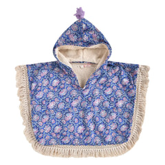 Louise Misha - Badeponcho Mael aus Bio-Baumwolle | Dunkelblau