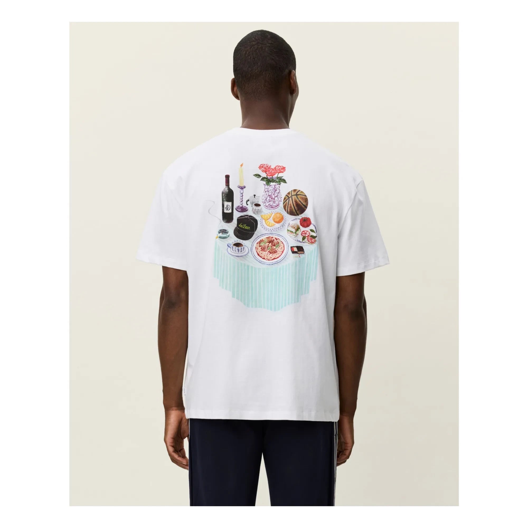Les Deux - Cole Rundhals-T-Shirt Bio-Baumwolle | Braun