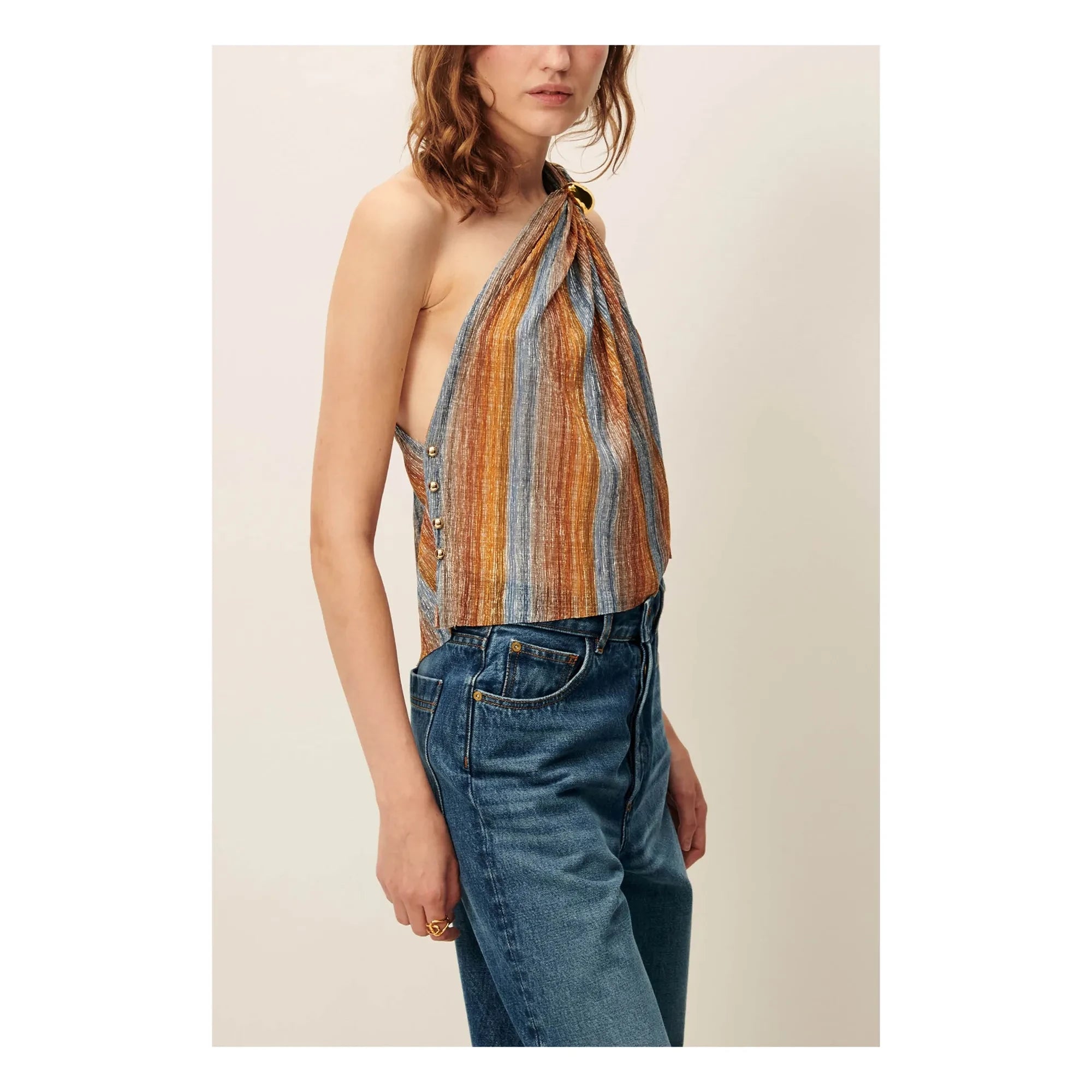 Sessùn - Luzio Metallic-Top | Blau