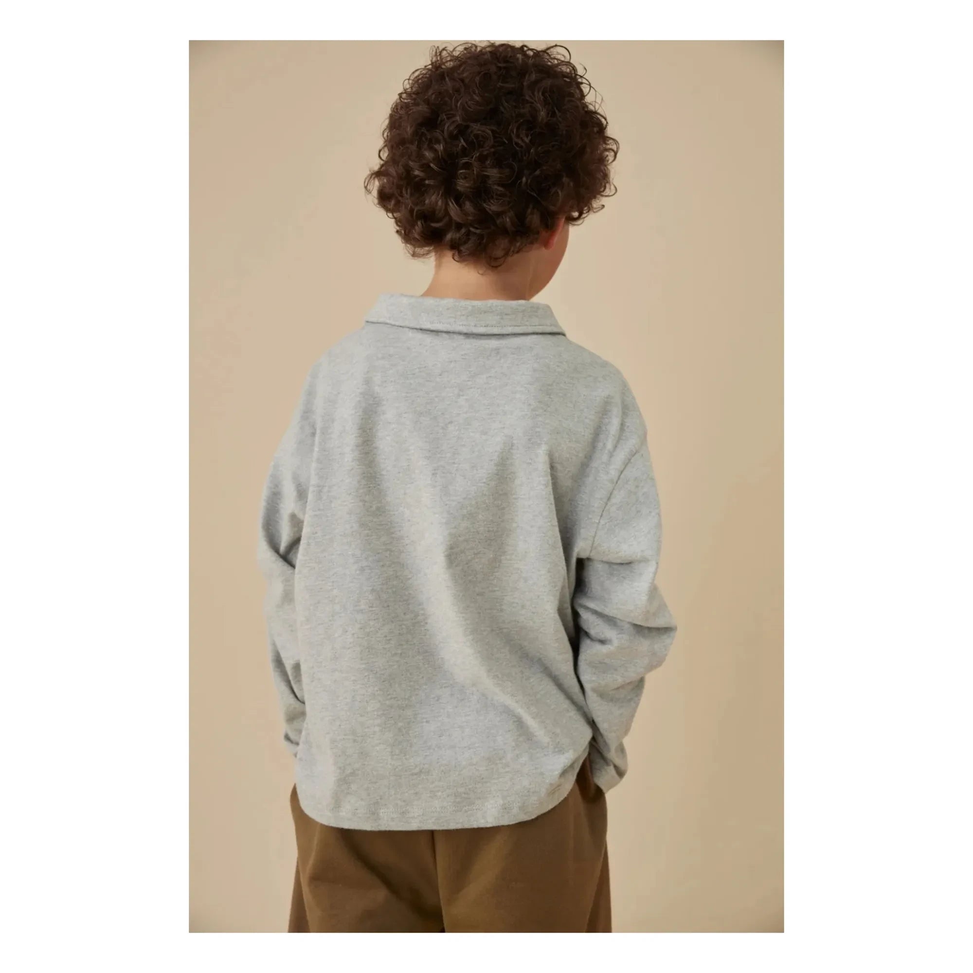 Gray Label - Poloshirt aus Bio-Baumwolle | Grau