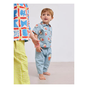 Bobo Choses - Bobo Denim Hellblaues Hemd | Blau