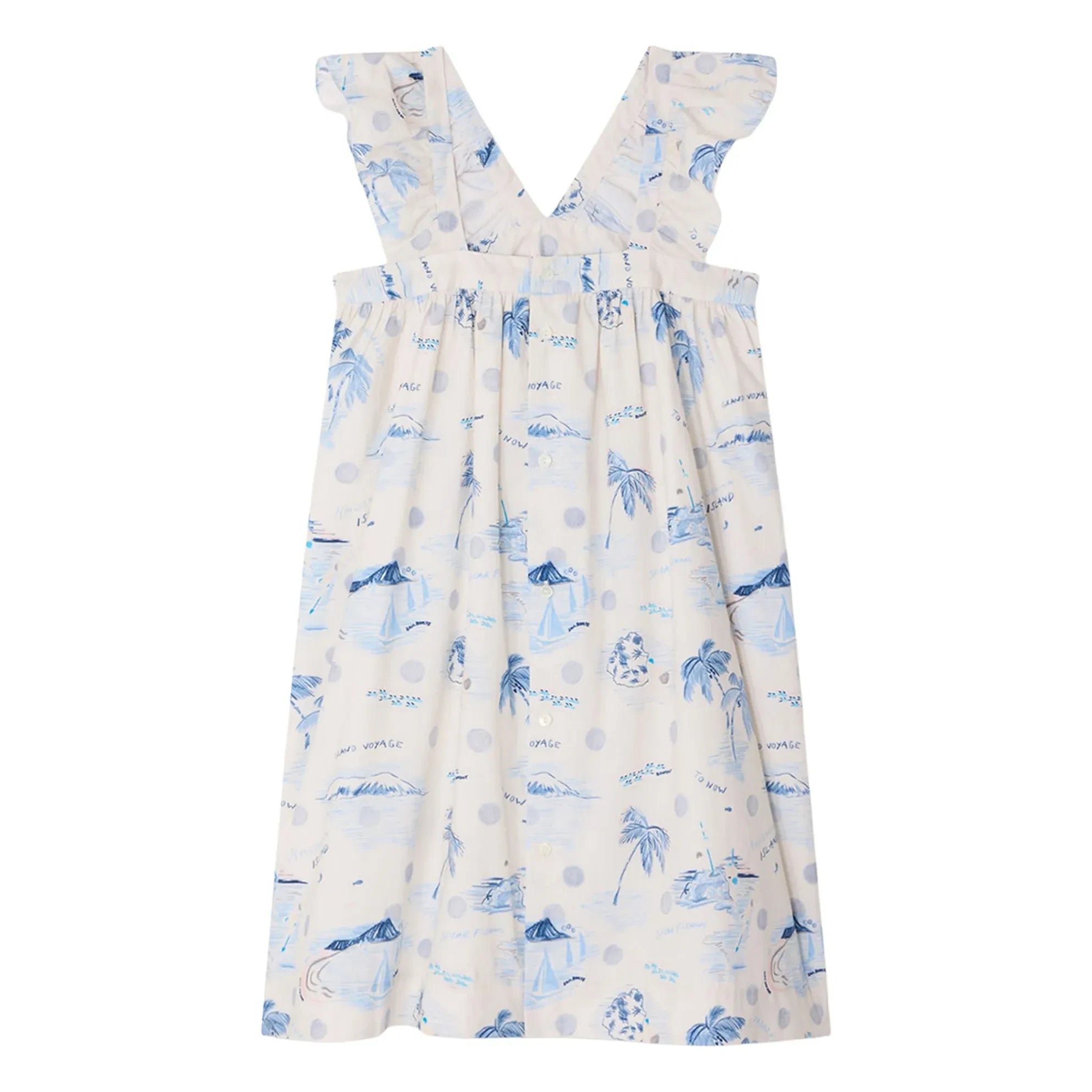 Bonpoint - Eleana Kleid aus Bio-Baumwolle | Indigoblau