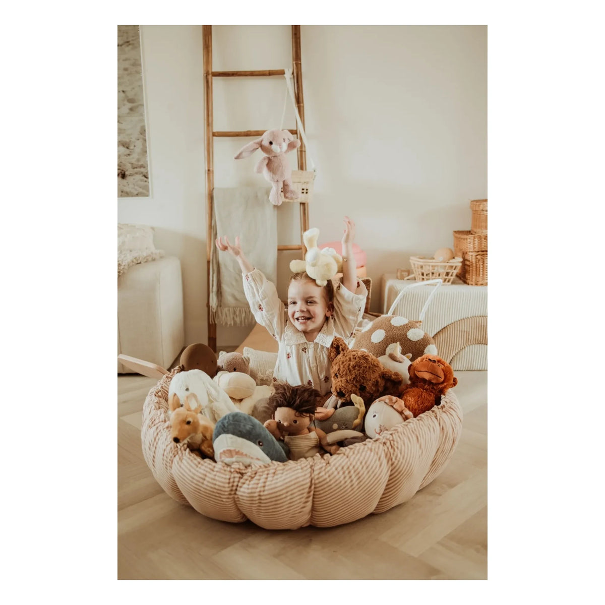 Play and Go - Coco Spielmatte - Streifen | Senf