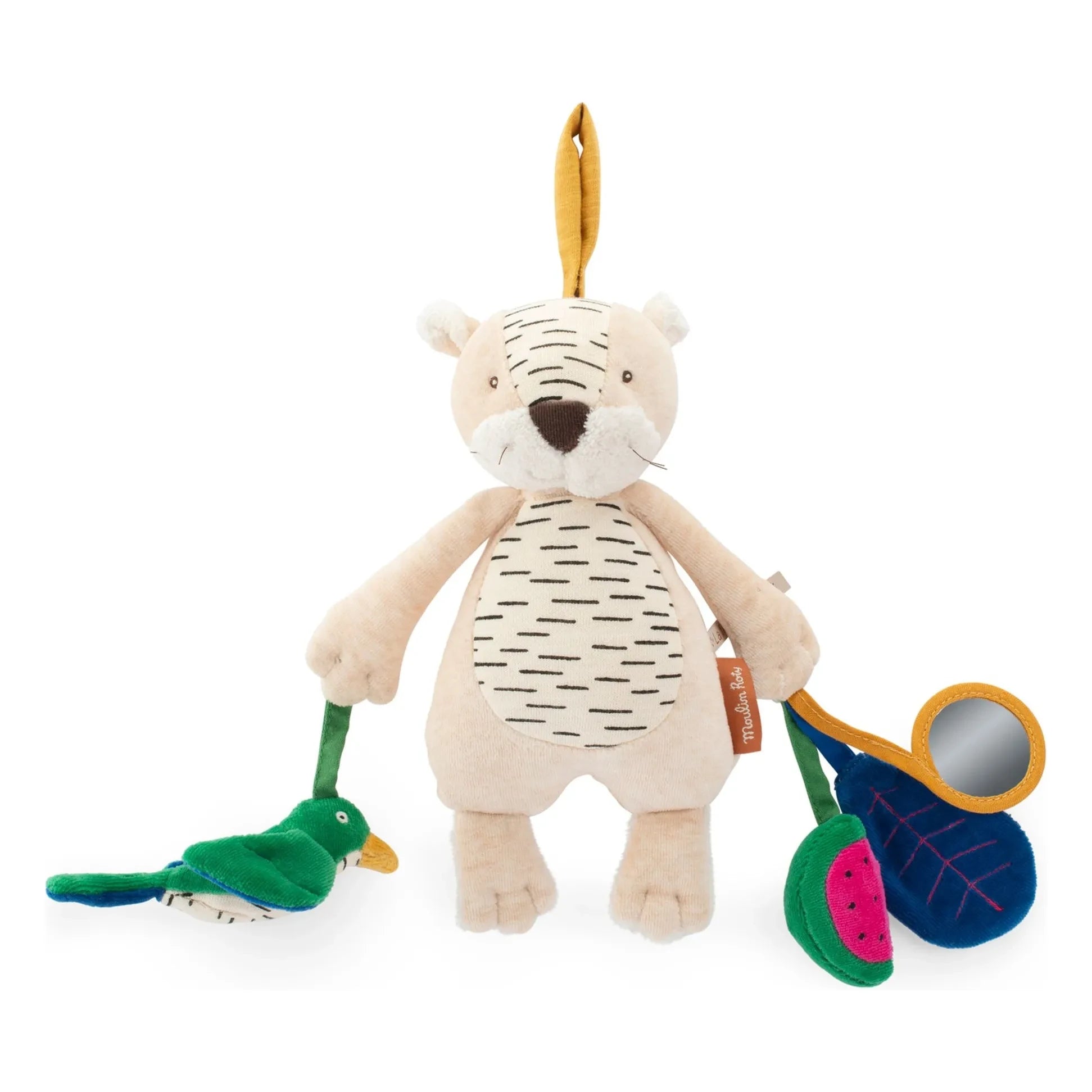 Moulin Roty - Baboo Kaplan Aktivitätskuscheltier - Mawas Wald
