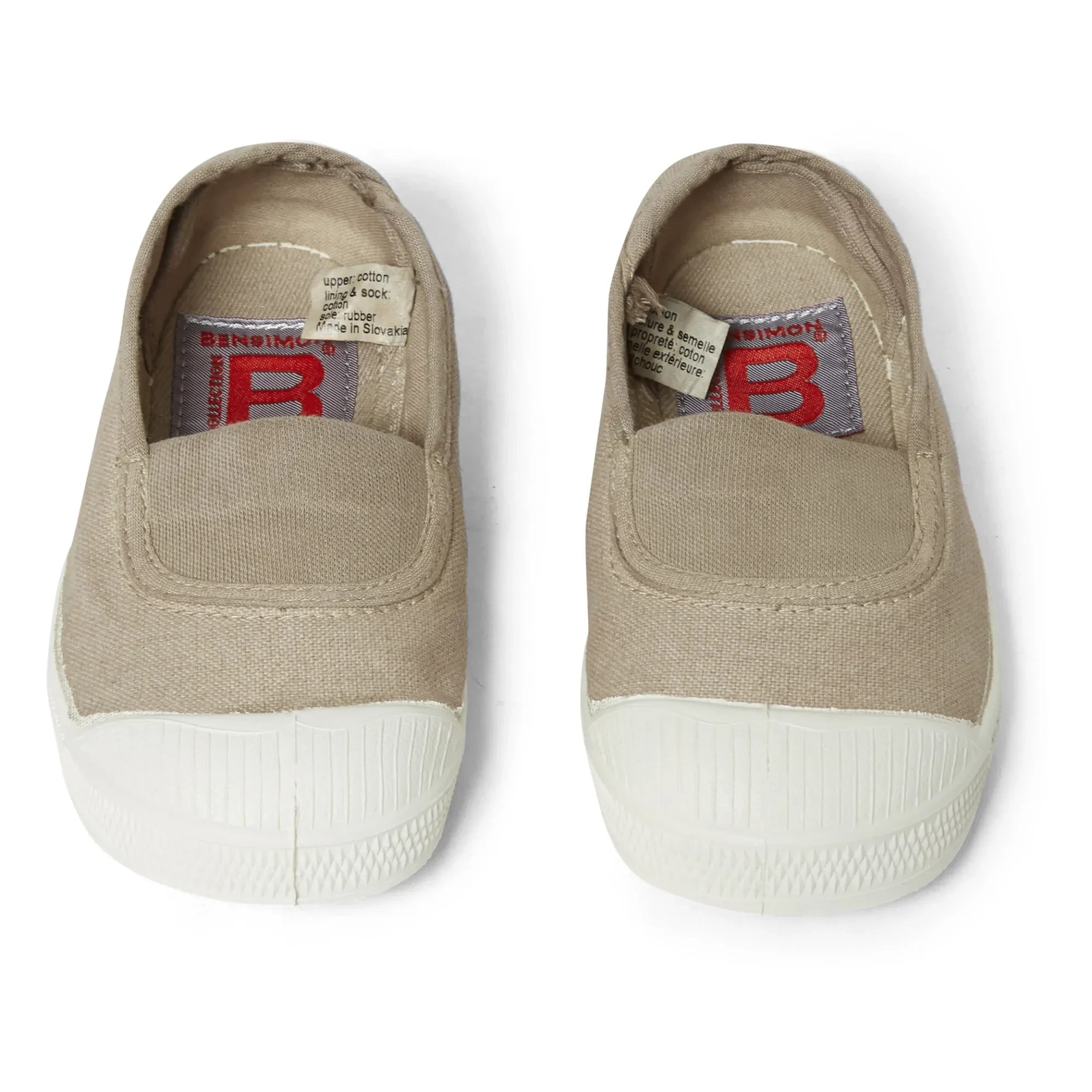 Bensimon - Vegane elastische Sneakers | Beige