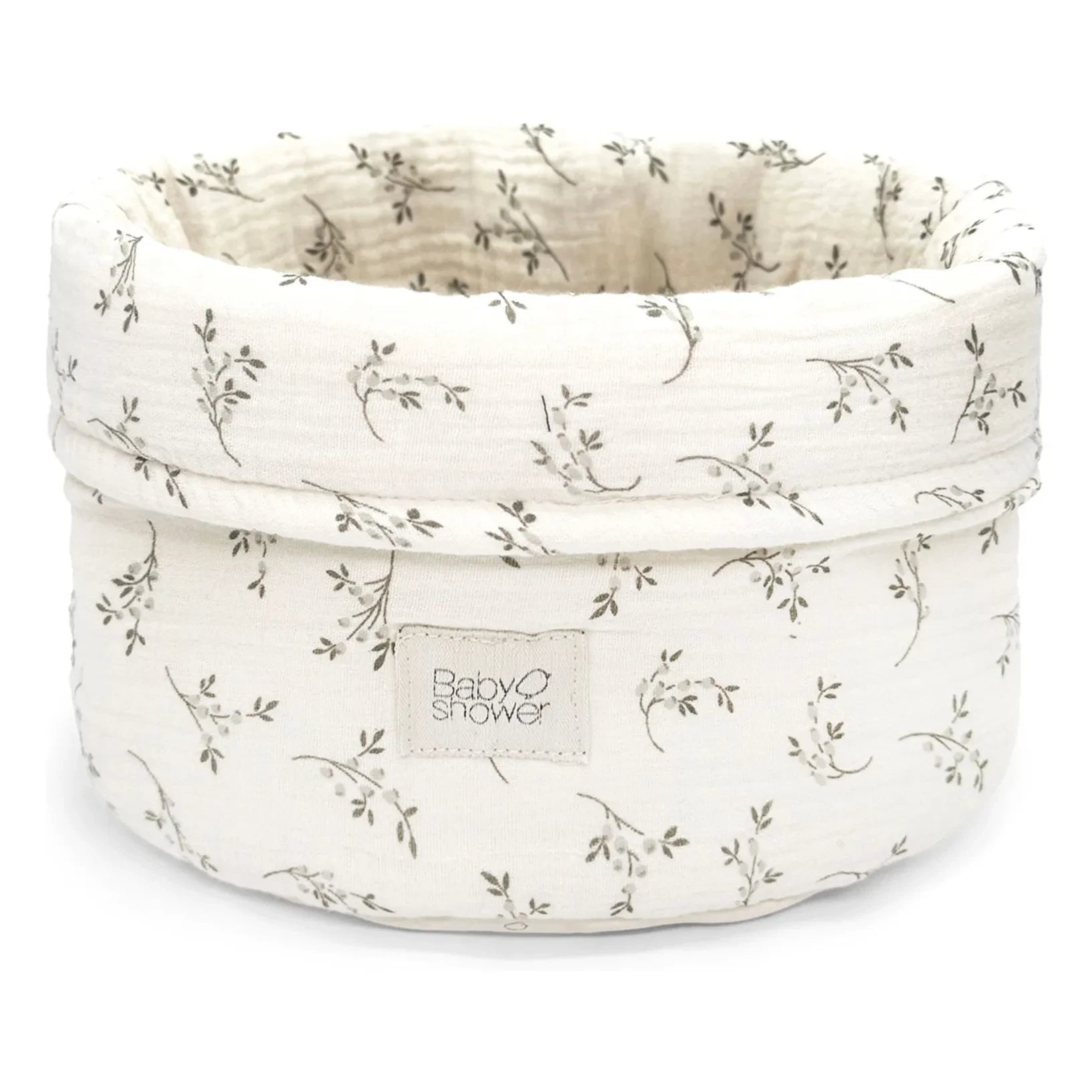 Babyshower - Oliver Bloom Aufbewahrungskorb | Ecru