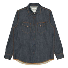 Nudie Jeans - Gunnar Dry Streaky Hemd | Dunkelblau
