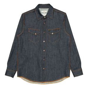 Nudie Jeans - Gunnar Dry Streaky Hemd | Dunkelblau