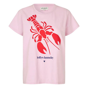 Lollys Laundry - Roma Lobster Baumwoll-T-Shirt | Rosa