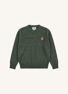Hundred Pieces - Mika Merinowolle Pullover | Haki