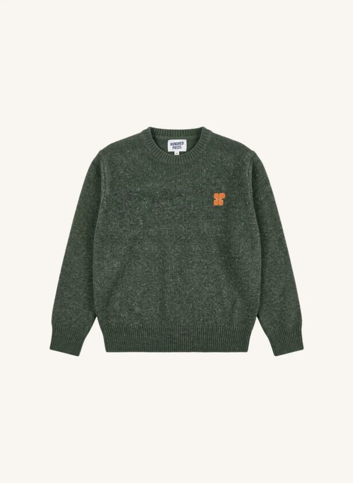 Hundred Pieces - Mika Merinowolle Pullover | Haki
