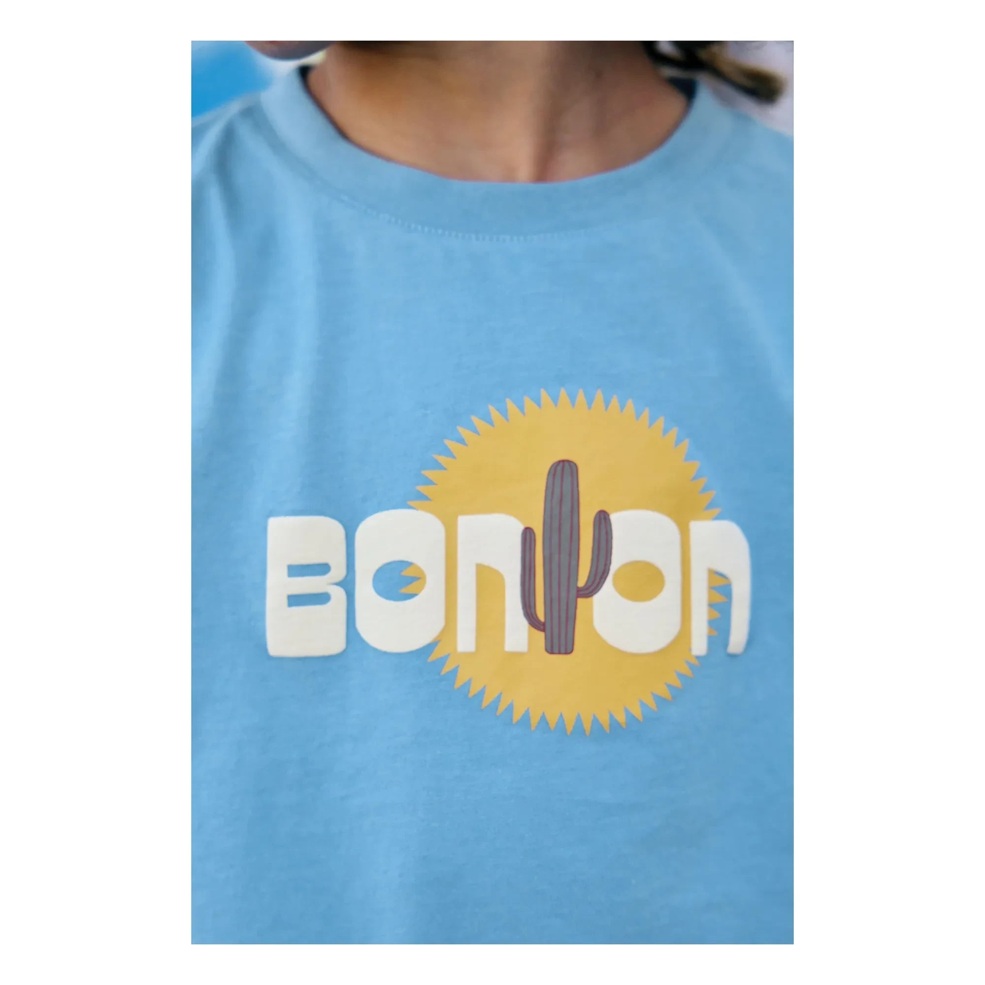 Bonton - Tubo Cactus T-Shirt | Hellblau