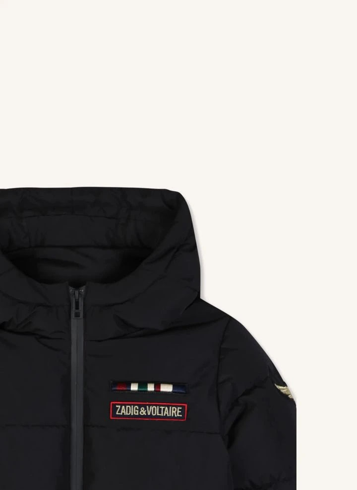 Zadig & Voltaire - Gepolsterte Jacke mit Badge Zadig et Voltaire | Schwarz