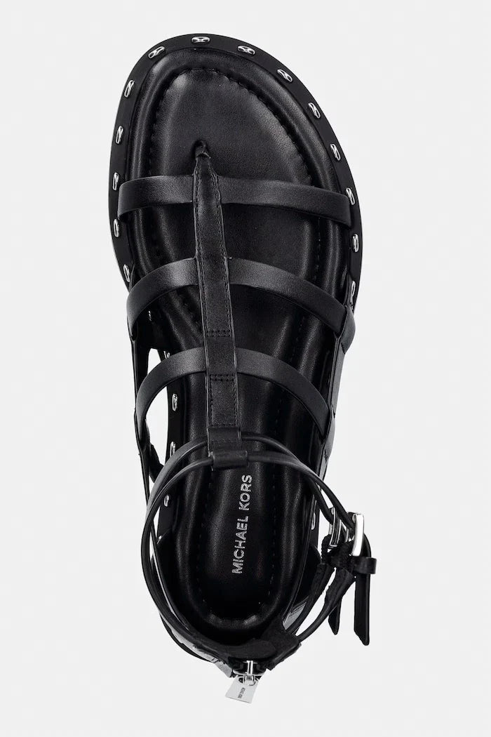 MICHAEL Michael Kors kadın deri sandalet Noa Flat Sandal