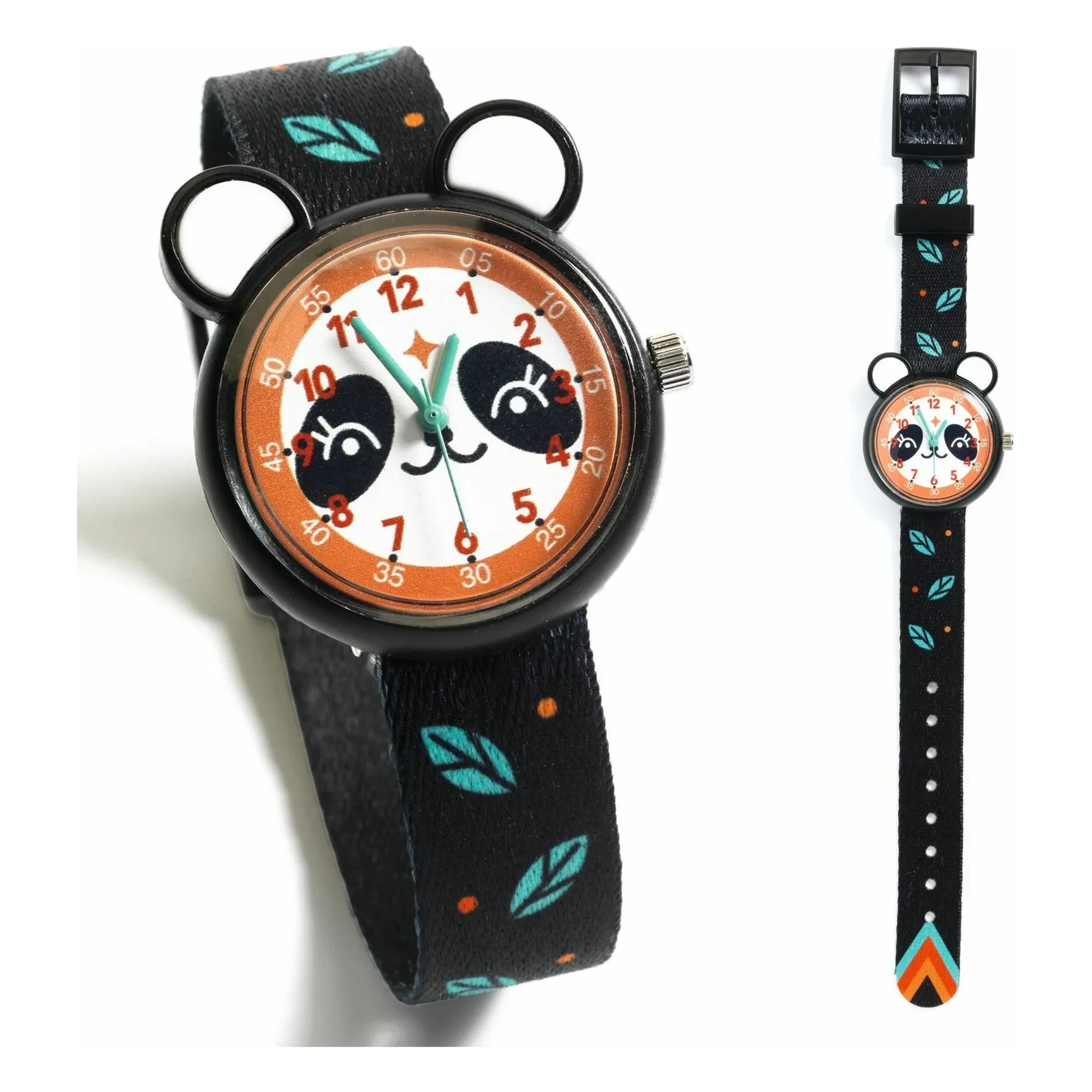 Djeco - TICLOCK - Panda Uhr | Schwarz