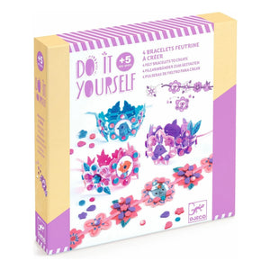 Djeco - DIY-Set - Filzarmbänder basteln