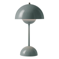 & Tradition - VP9 Flowerpot Portable Tischleuchte, Verner Panton | Grau-Blau