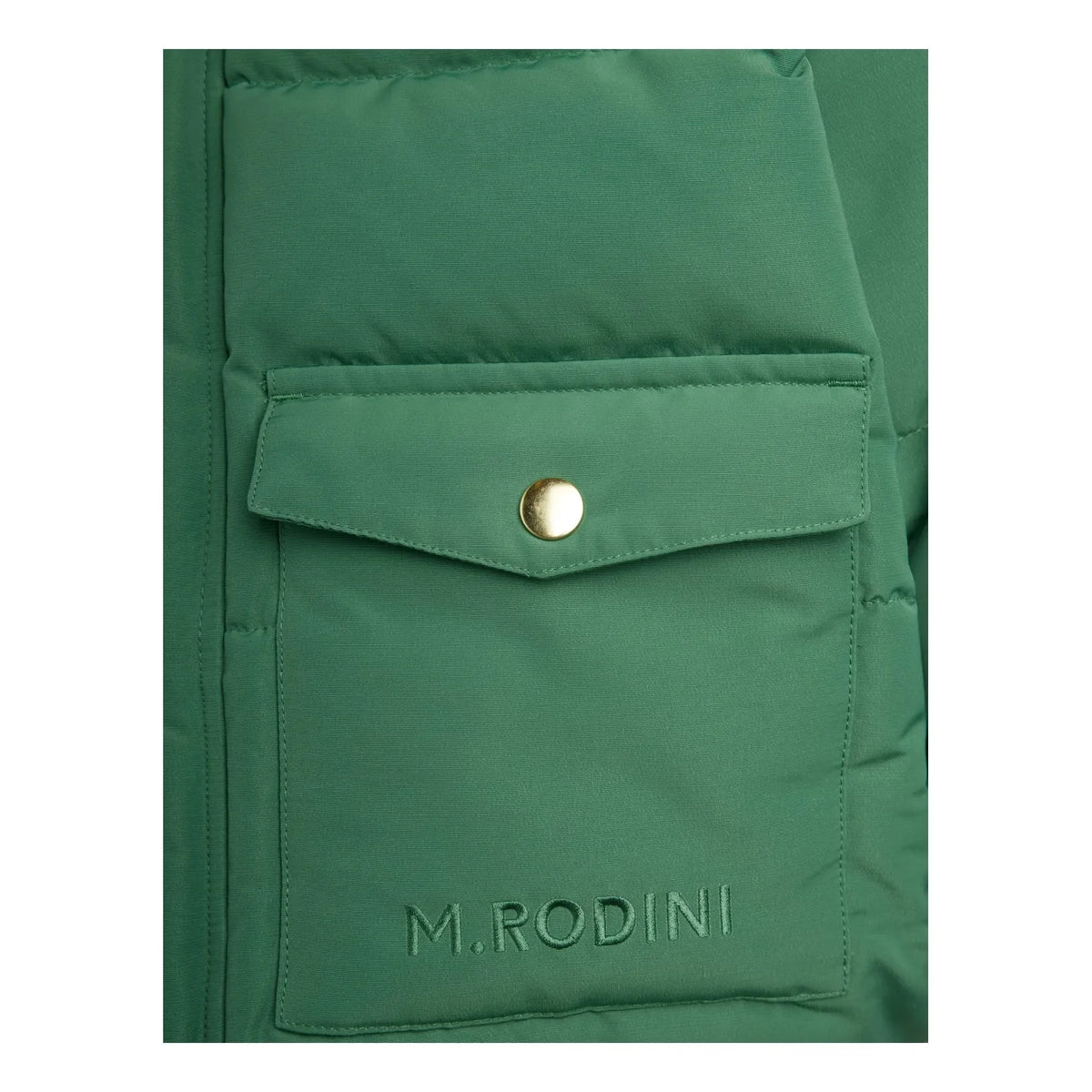 Mini Rodini - Geri Dönüştürülmüş Elyaf Dolgu Ceket | Yeşil