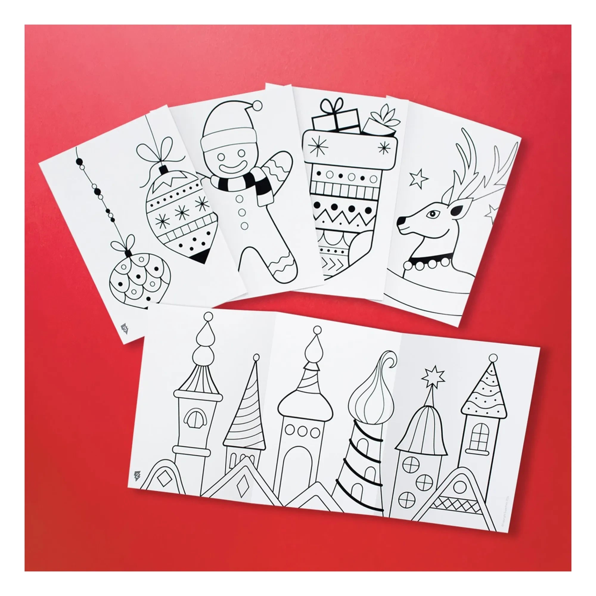 Superpetit - Noel desenli 4 adet pencere kalemi seti