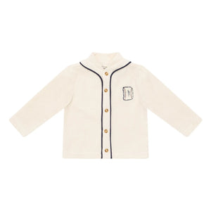 Donsje - Senn Waffle Cardigan | Elfenbein