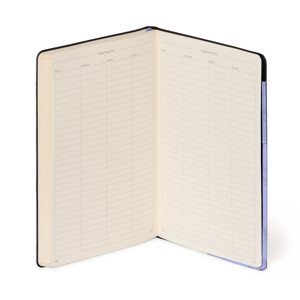 Legami - Kariertes Notizbuch mit monochromem Softcover - Cosmic Lilac - Mein Notizbuch