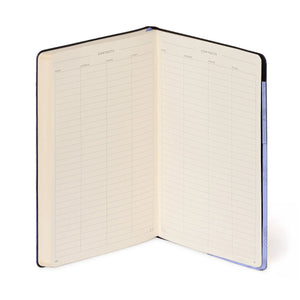 Legami - Kariertes Notizbuch mit monochromem Softcover - Cosmic Lilac - Mein Notizbuch