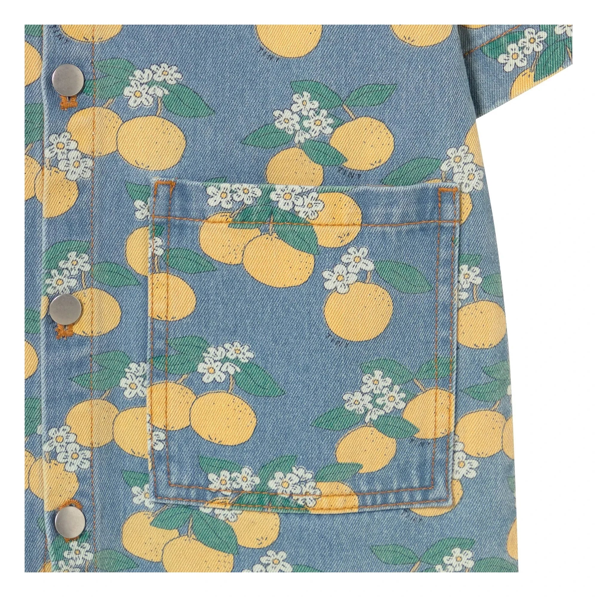 Tinycottons - Oranges Jeanskleid | Blau