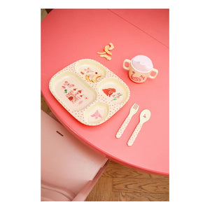Rice - Masal Melamin Besteckset | Rosa