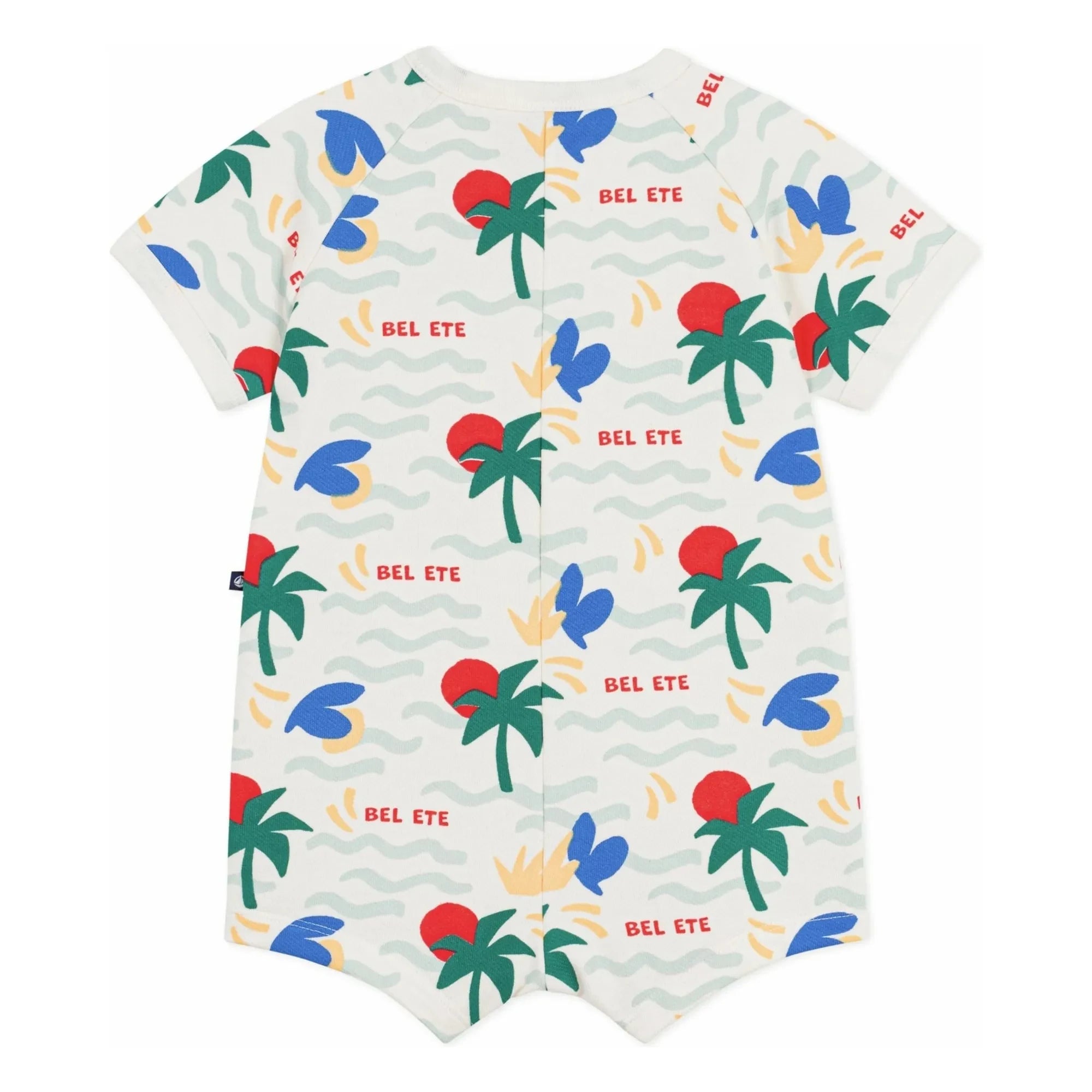 Petit Bateau - Bel Eté Fleece-Overall | Ecru