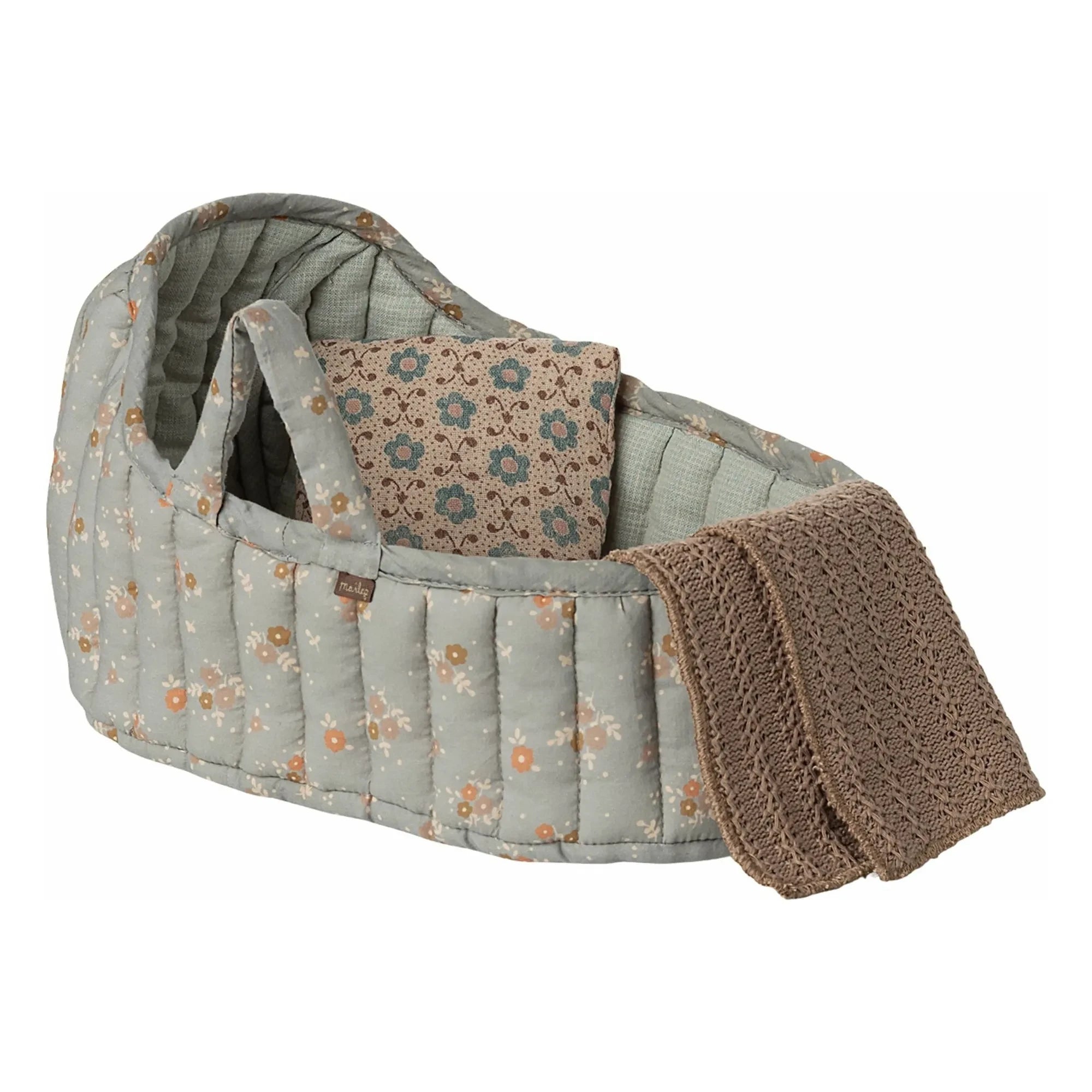 Maileg - Blauer Puppenwagen