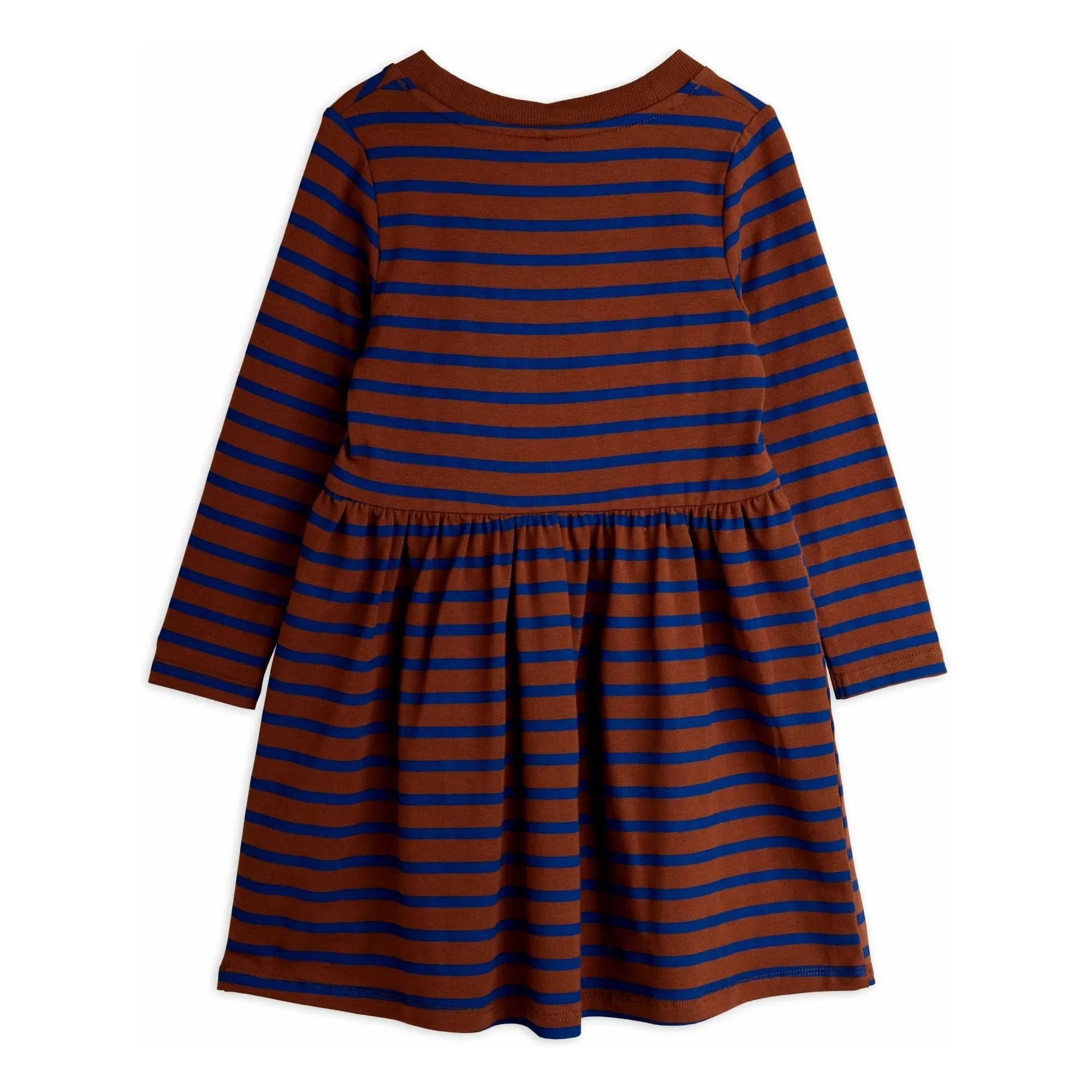 Mini Rodini - Bio-Baumwoll-Vogelkleid | Braun