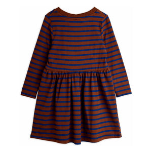 Mini Rodini - Bio-Baumwoll-Vogelkleid | Braun