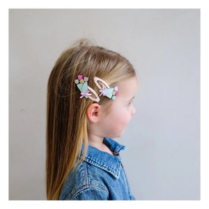 Mimi & Lula - 2er-Set Haarspangen Bouquet | Rosa